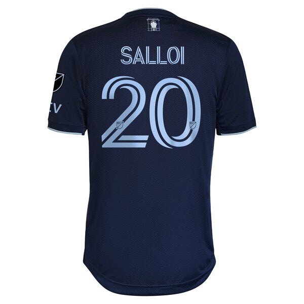 Daniel Salloi Sporting Kansas City adidas 2024 State Line 3.0 Authentic Player Jersey - Blue