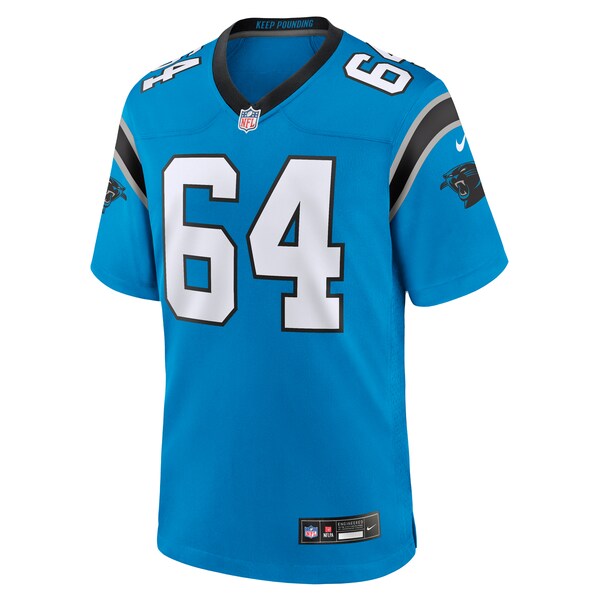 Justin McCray Carolina Panthers Nike Alternate Game Jersey - Blue/Black
