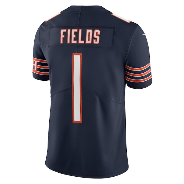 Justin Fields Chicago Bears Nike Vapor Limited Jersey - Navy