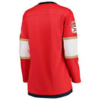 Florida Panthers  Women's 2025 Stanley Cup Final Home Breakaway Jersey - Red