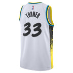 Myles Turner Indiana Pacers Nike City Edition Swingman Jersey 2024 - White