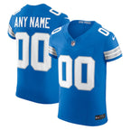 Detroit Lions Nike Team Vapor F.U.S.E. Elite Custom Jersey -  Blue/Black