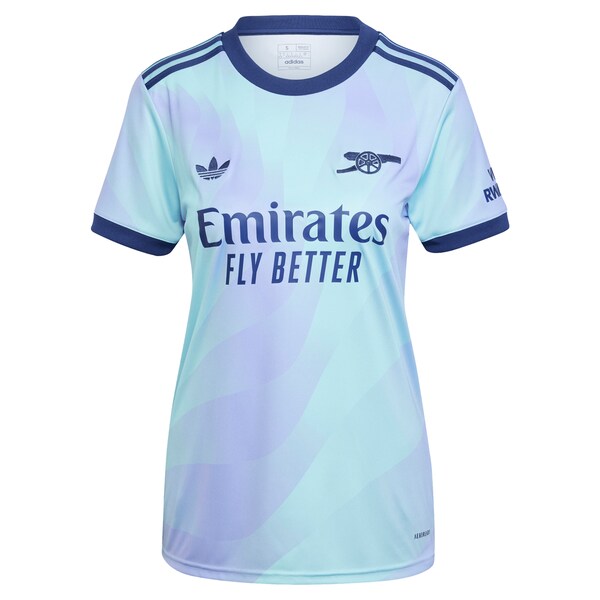 Arsenal adidas Originals Women's 2024/25 Third Replica Jersey - Aqua