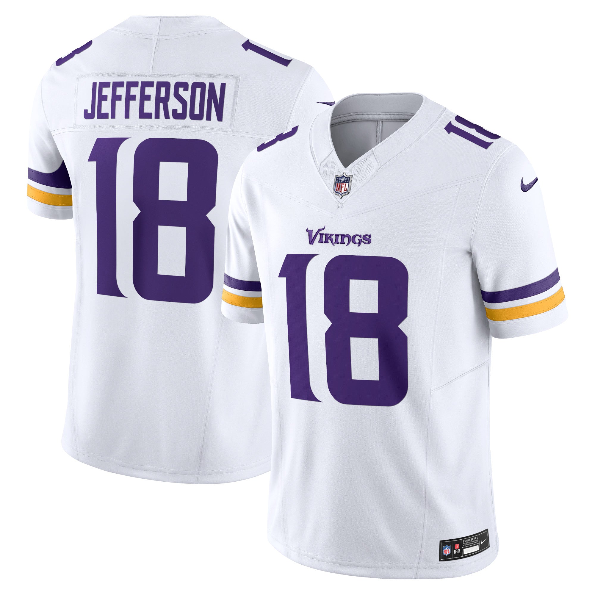 Justin Jefferson Minnesota Vikings Nike Vapor F.U.S.E. Limited Jersey - Purple/White