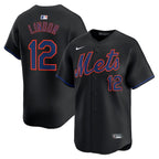Francisco Lindor New York Mets Nike Alternate Limited Player Jersey – Black