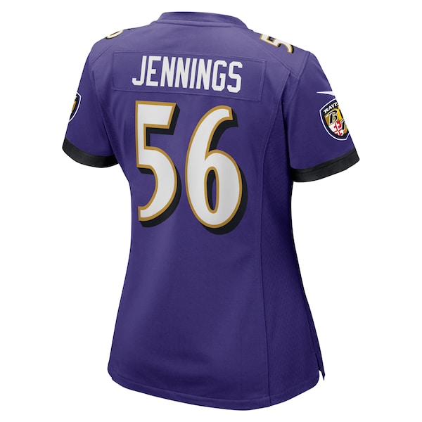 Deion Jennings Baltimore Ravens Nike Women's  Game Jersey -  Purple