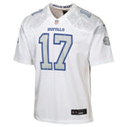 Josh Allen Buffalo Bills Nike Youth 2025 Rivalries Collection Game Jersey - White