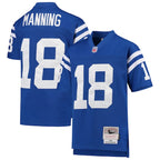 Peyton Manning Indianapolis Colts Youth 1998 Legacy Retired Player Jersey - Royal/White