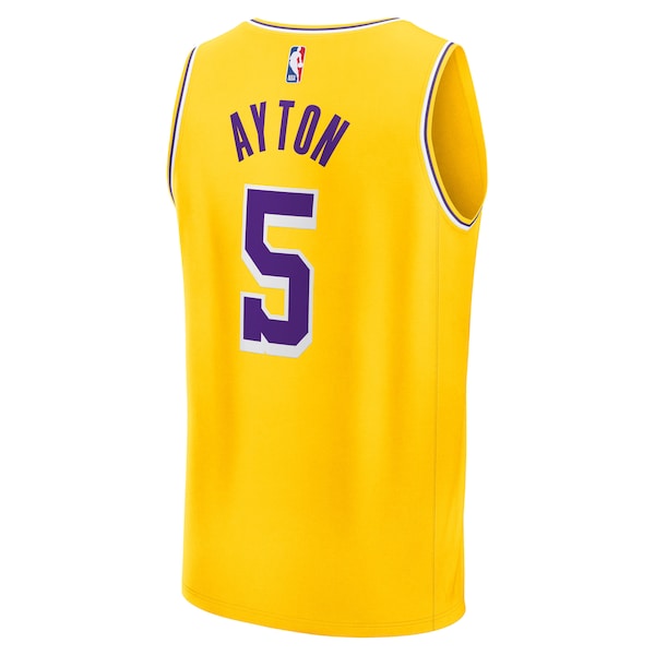 Deandre Ayton Los Angeles Lakers  Youth Fast Break Replica Player Jersey - Icon Edition - Gold