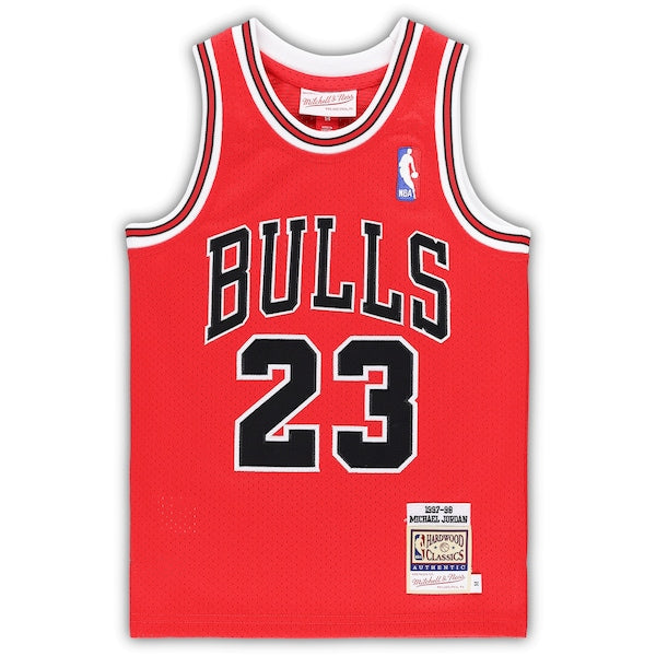 Michael Jordan Chicago Bulls Preschool 1997/98 Hardwood Classics Authentic Jersey - Red/Black/White