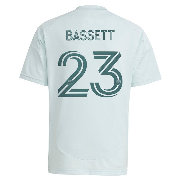 Cole Bassett Colorado Rapids adidas Youth 2025 Headwaters Replica Player Jersey - Green