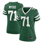 Josh Myers New York Jets Nike Women's Team Game Jersey - Legacy Green