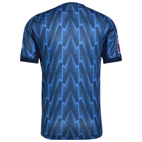 Arsenal adidas 2025/26 Away Authentic Jersey with Patch - Blue/Red