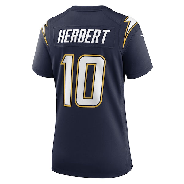 Justin Herbert Los Angeles Chargers Nike Women's Alternate Super Chargers Game Jersey - Navy/Gold