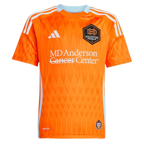 Houston Dynamo FC adidas Youth 2025 Season 20 Replica Custom Jersey - Orange