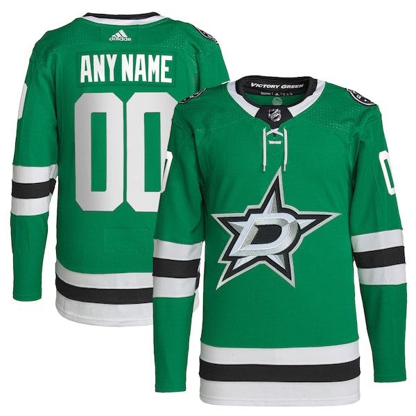 Dallas Stars adidas  Home  Primegreen Authentic Custom Jersey - Green