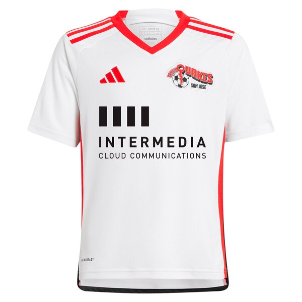 Jackson Yueill San Jose Earthquakes adidas Youth 2024 The 50 Kit Replica Player Jersey - White