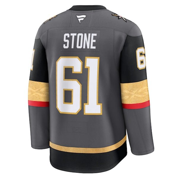 Mark Stone Vegas Golden Knights  Alternate Premium Jersey - Gray/White/Gold