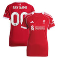 Liverpool adidas Women's 2025/26 Home Custom Replica Jersey - Red