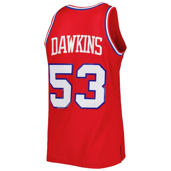 Darryl Dawkins Philadelphia 76ers Hardwood Classics 1979/80 Swingman Jersey - Red
