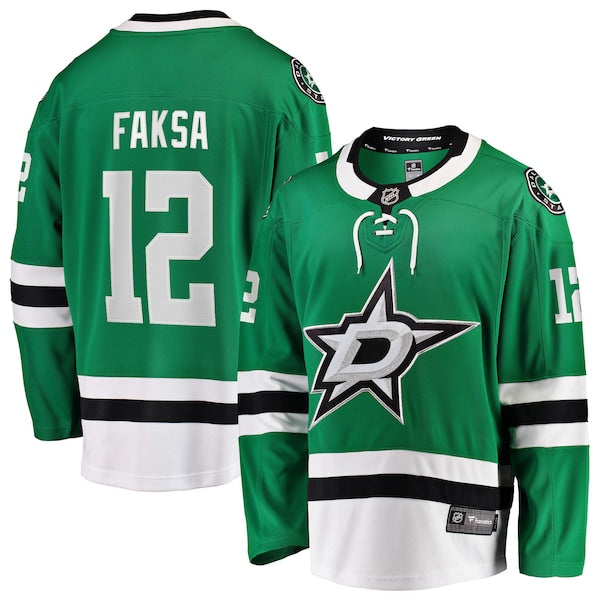 Radek Faksa Dallas Stars  Home Breakaway Jersey - Kelly Green