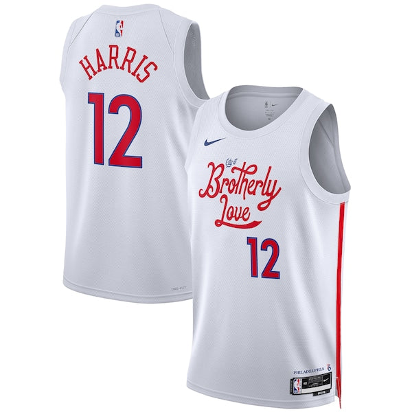 Tobias Harris Philadelphia 76ers Nike Unisex 2022/23 Swingman Jersey - City Edition - White