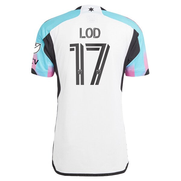 Robin Lod Minnesota United FC adidas 2024 The Northern Lights Kit Authentic Jersey - White
