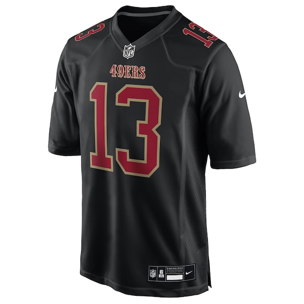 Brock Purdy San Francisco 49ers Nike Fashion Game Jersey - Carbon Black