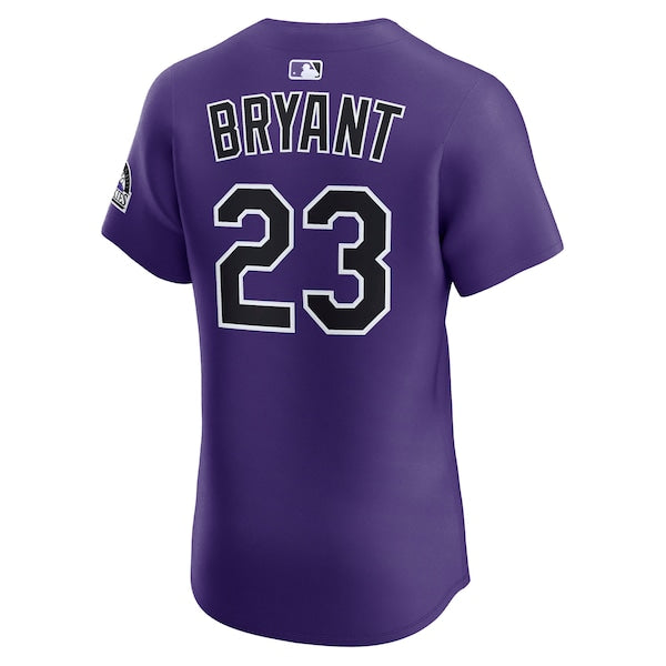 Kris Bryant Colorado Rockies Nike Alternate Elite Player Jersey - Purple/White