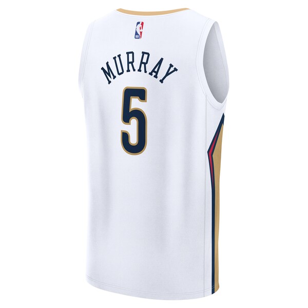 Dejounte Murray New Orleans Pelicans  Youth Fast Break Replica Player Jersey - Association - White Edition