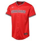 Cleveland Guardians Youth Alternate 2 Limited Jersey - Red/Cobalt