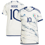Lorenzo Insigne Italy National Team adidas 2023 Away Authentic Player Jersey - White