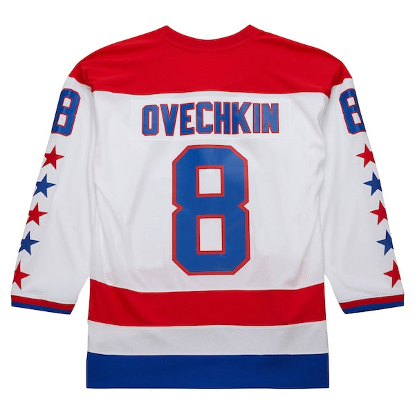 Alexander Ovechkin Washington Capitals  2012/13 Alternate Captain Blue Line Player Jersey - White/Black
