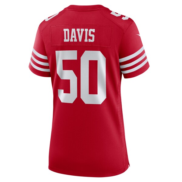 Khalil Davis San Francisco 49ers Nike Women's Team Game Jersey -  Scarlet