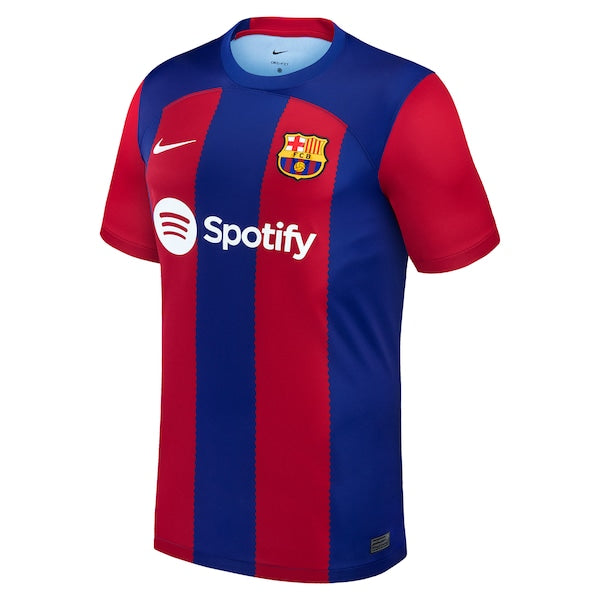Joao Cancelo Barcelona Nike 2023/24 Home Stadium Replica Player Jersey - Royal/Aqua/White
