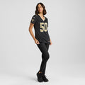 Khalen Saunders New Orleans Saints Nike Women's  Game Jersey -  Black