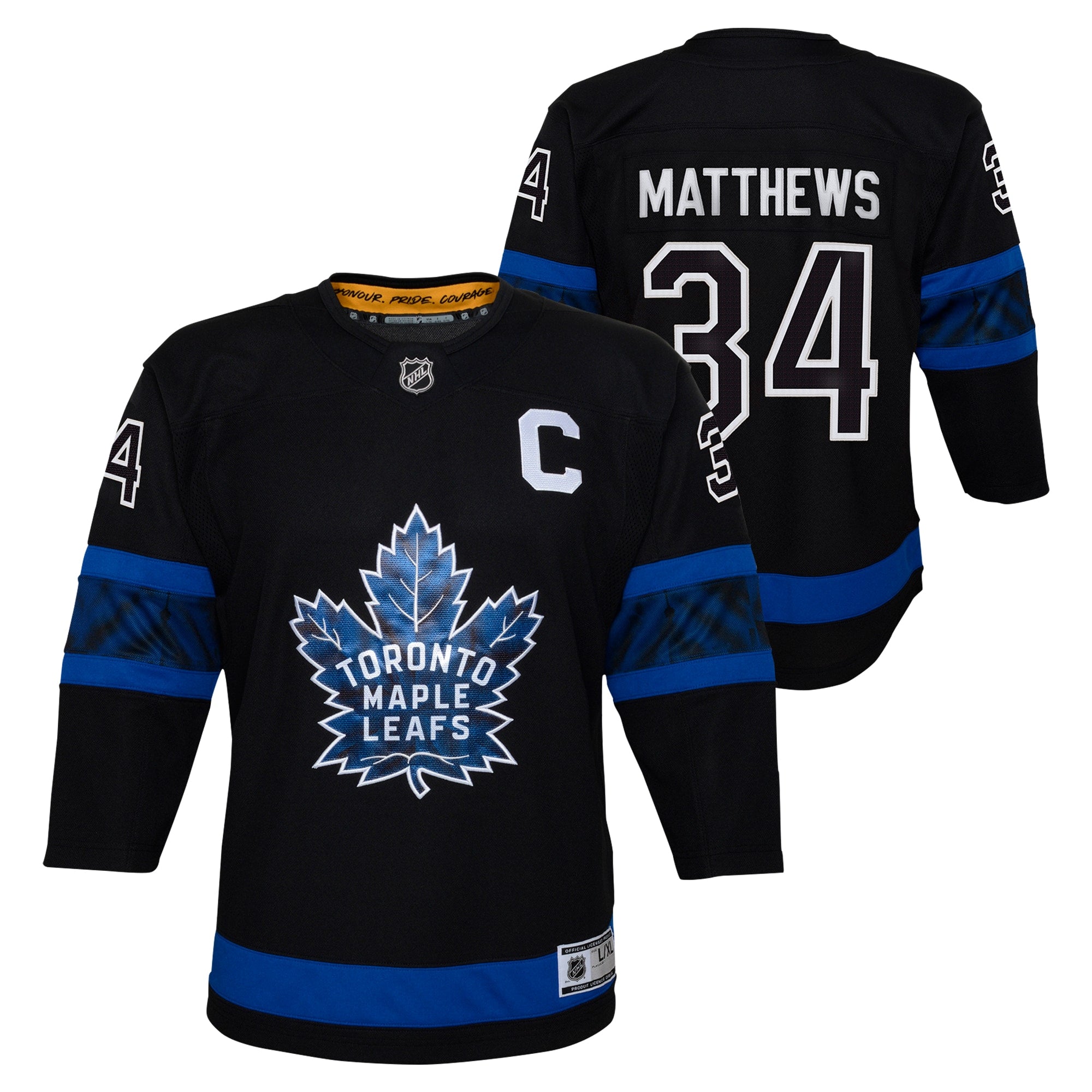 Auston Matthews Toronto Maple Leafs Youth Home Premier Player Jersey - Blue/Black