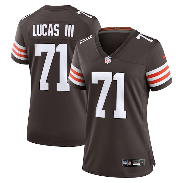Cornelius Lucas Cleveland Browns Nike Women's Team Game Jersey -  Brown