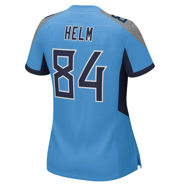 Gunnar Helm Tennessee Titans Nike Women's Team Game Jersey -  Light Blue