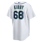 George Kirby Seattle Mariners Nike Home Replica Jersey - White