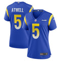 Tutu Atwell Los Angeles Rams Nike Women's Home Game Jersey - Royal