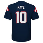 Drake Maye New England Patriots Youth Replica Player Jersey - Navy