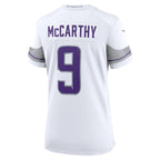 J.J. McCarthy Minnesota Vikings Nike Women's Alternate Game Player Jersey - White