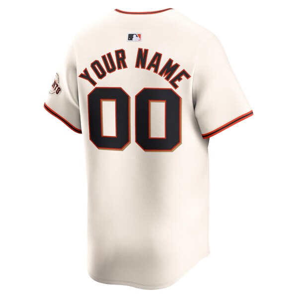 San Francisco Giants Nike Youth Home Limited Custom Jersey - Cream