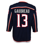 Johnny Gaudreau Columbus Blue Jackets Youth 2022/23 Premier Player Jersey - Navy