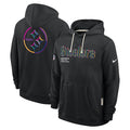 Pittsburgh Steelers Nike 2025 NFL Crucial Catch Sideline Standard Issue Dri-FIT Hoodie - Black