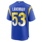 Nate Landman Los Angeles Rams Nike Team Game Jersey -  Royal