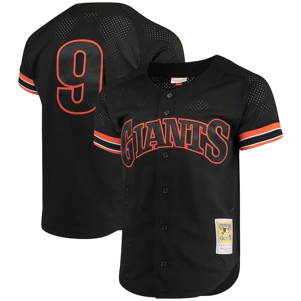Matt Williams San Francisco Giants Cooperstown Collection Mesh Batting Practice Button-Up Jersey - Black