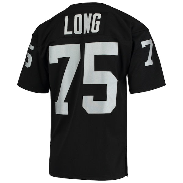 Howie Long Las Vegas Raiders 1983 Authentic Throwback Retired Player Jersey - Black