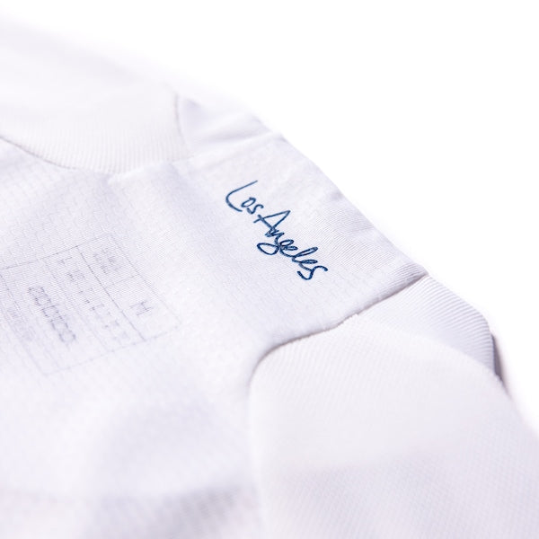 LA Galaxy adidas 2024 Angeleno Kit Authentic Jersey - White